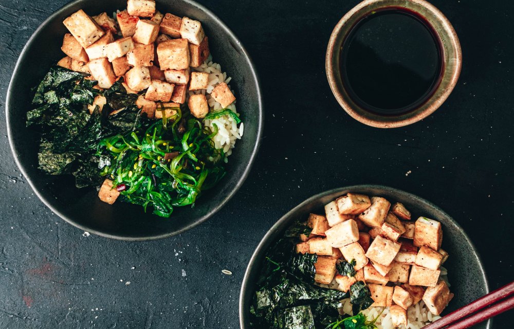 Makkelijke vega sushibowl