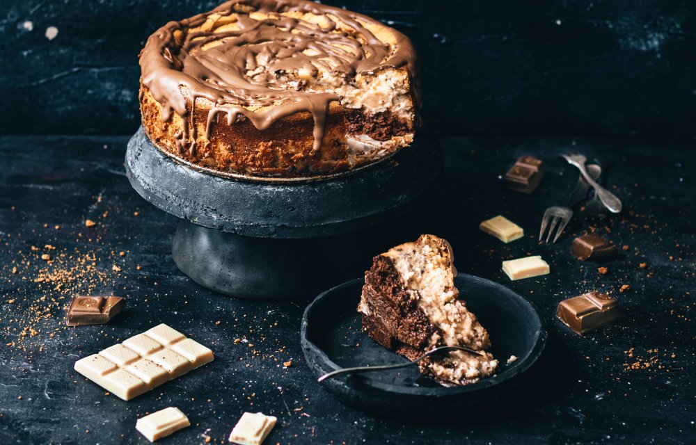 Milka cheesecake