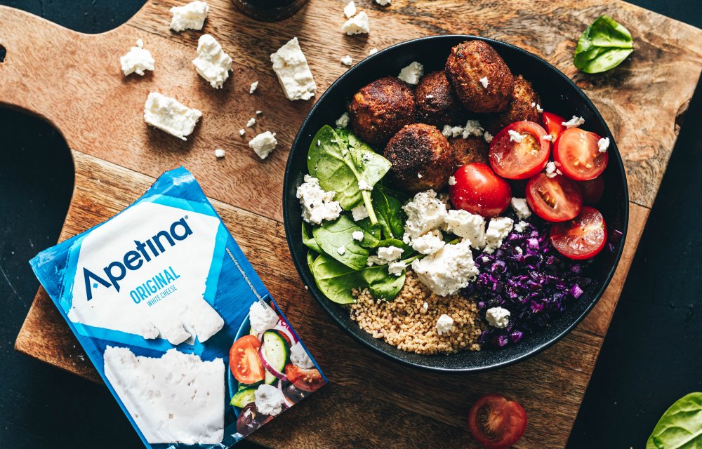 Couscous bowl met falafel en Apetina