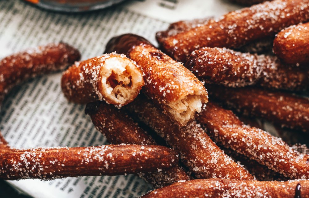 Churros met chocoladesaus