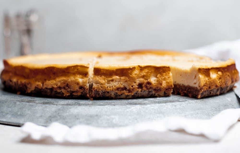 New York-style cheesecake