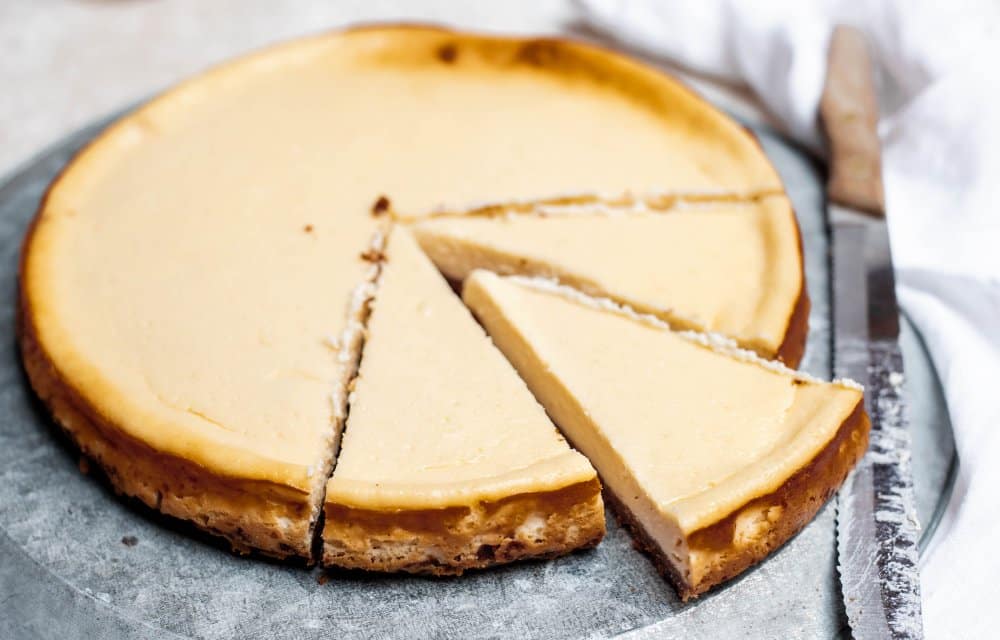 New York-style cheesecake