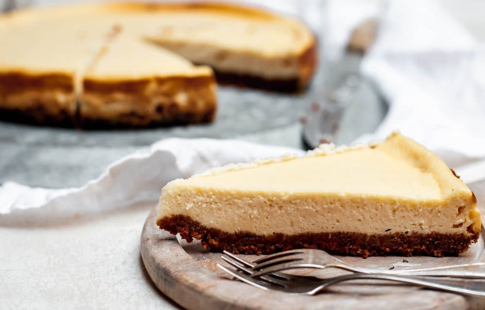 New York-style cheesecake