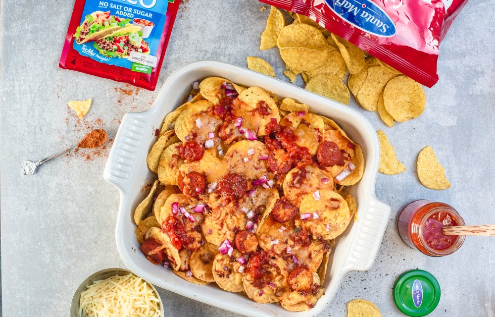 Nacho’s met chorizo