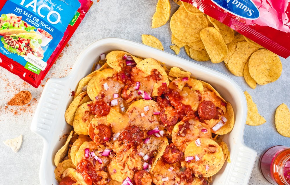 Nacho’s met chorizo