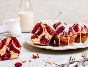 Red velvet marmermuffins