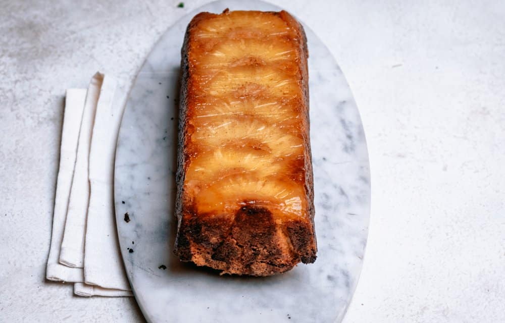 Ananas upside-down cake
