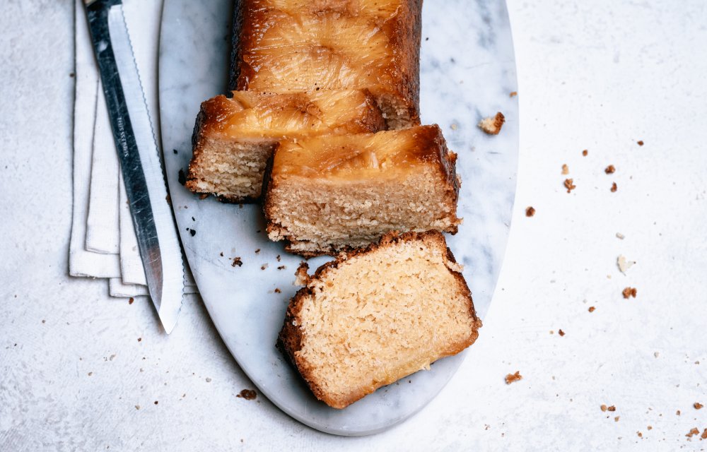 Ananas upside-down cake