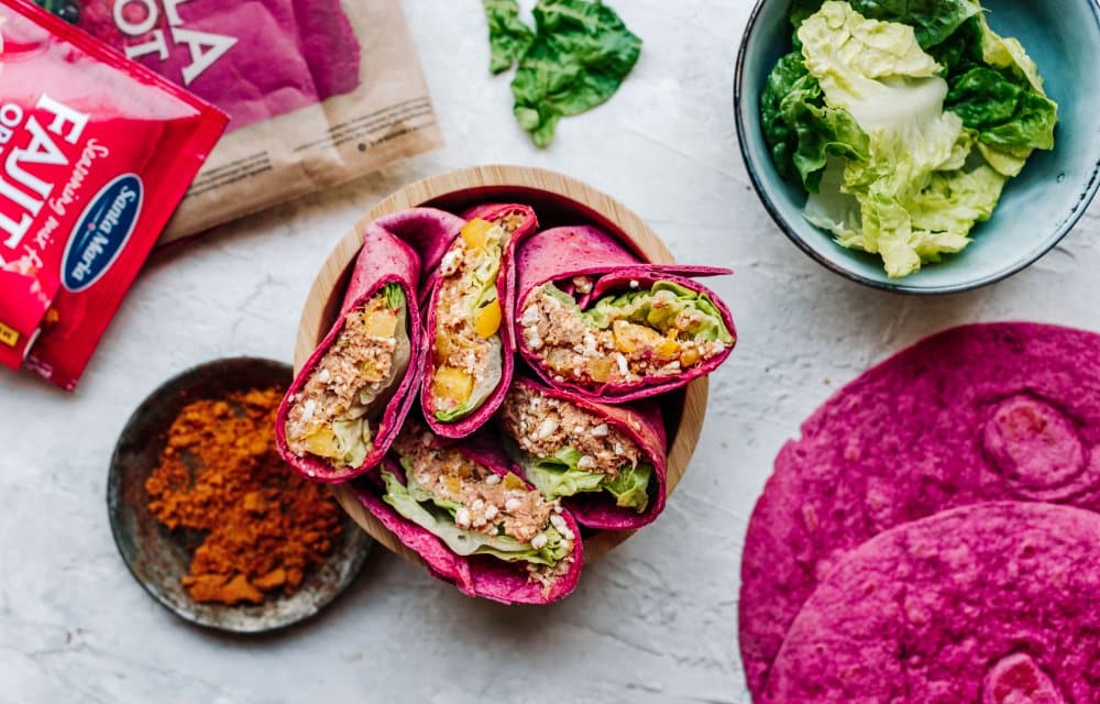 Gezonde tonijn-groententortilla met 6 ingredienten