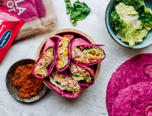 Gezonde tonijn-groententortilla met 6 ingredienten