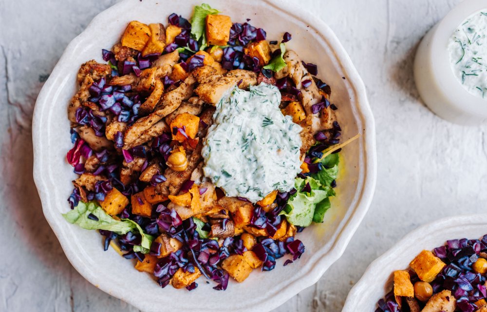 Gezondere gyros schotel