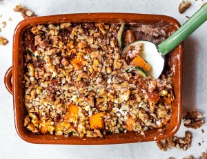 Gezondere pompoen lasagne