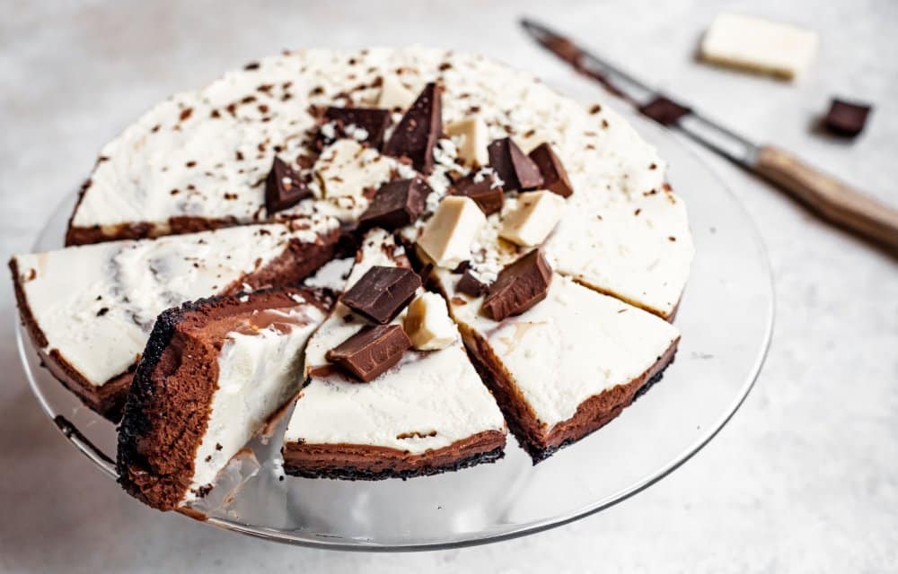 Triple chocolademoussetaart