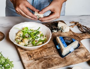 5x 5 or less met blauwe kaas