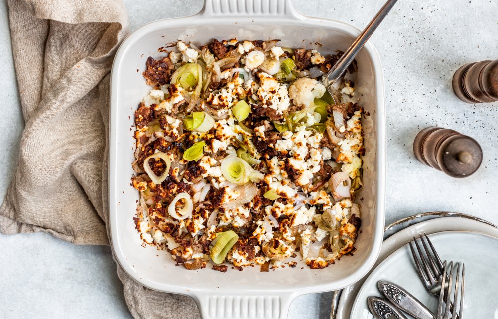 Koolhydraatarme ovenschotel