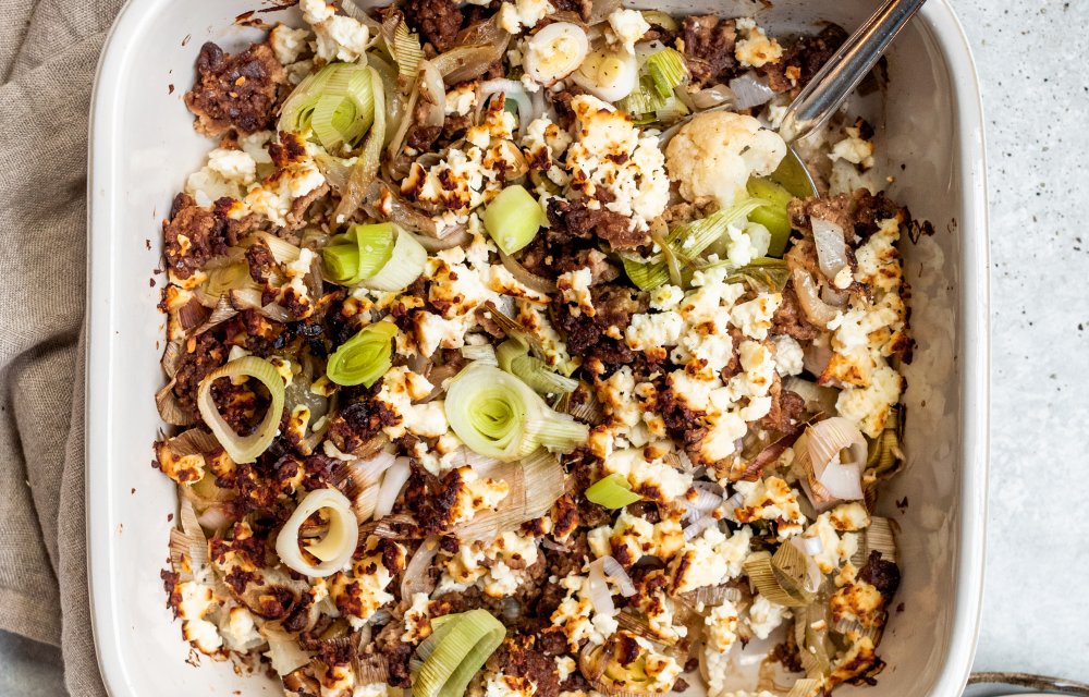 Koolhydraatarme ovenschotel