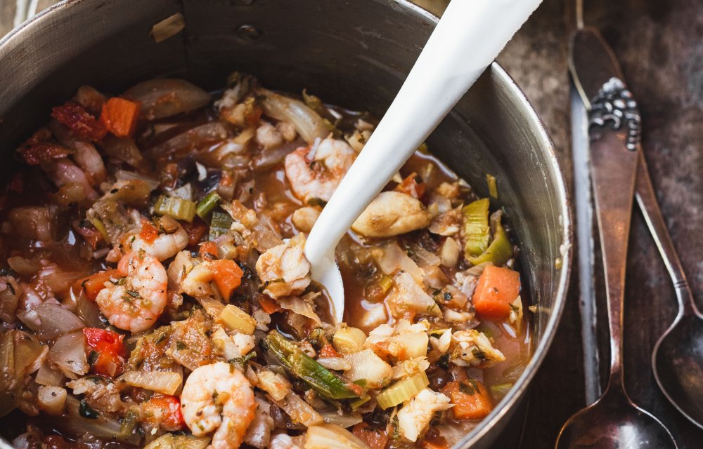 Makkelijke gezonde visstoofpot