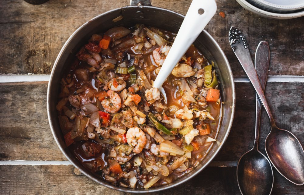 Makkelijke gezonde visstoofpot