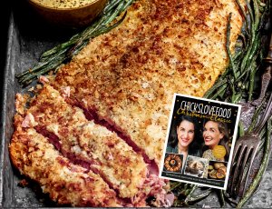 Zalm met parmezaankorst