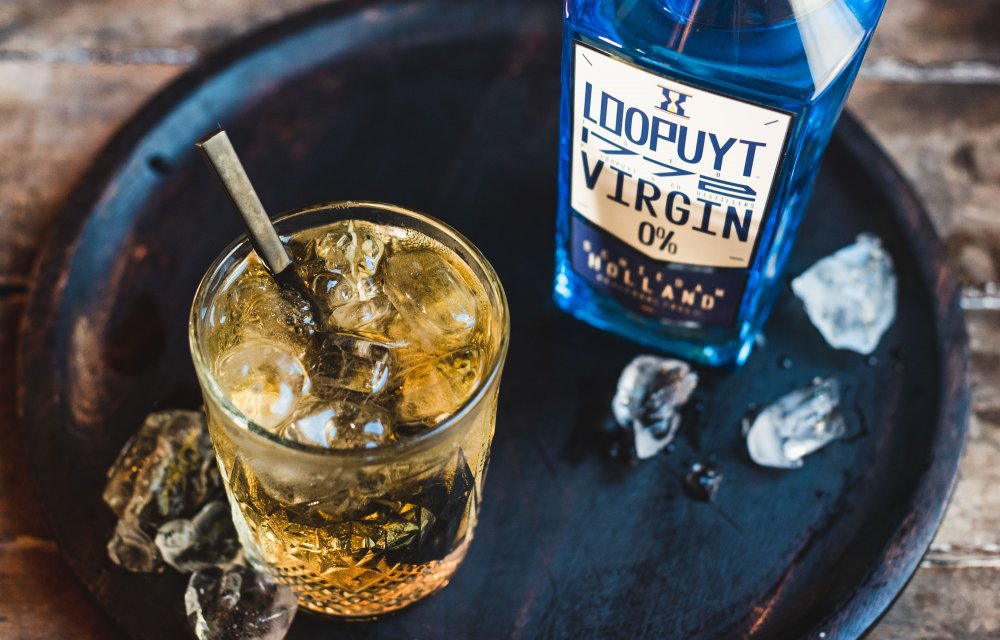 Kruidige mocktail met alcoholvrije gin