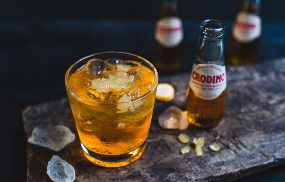 Alcoholvrije cocktail met Crodino