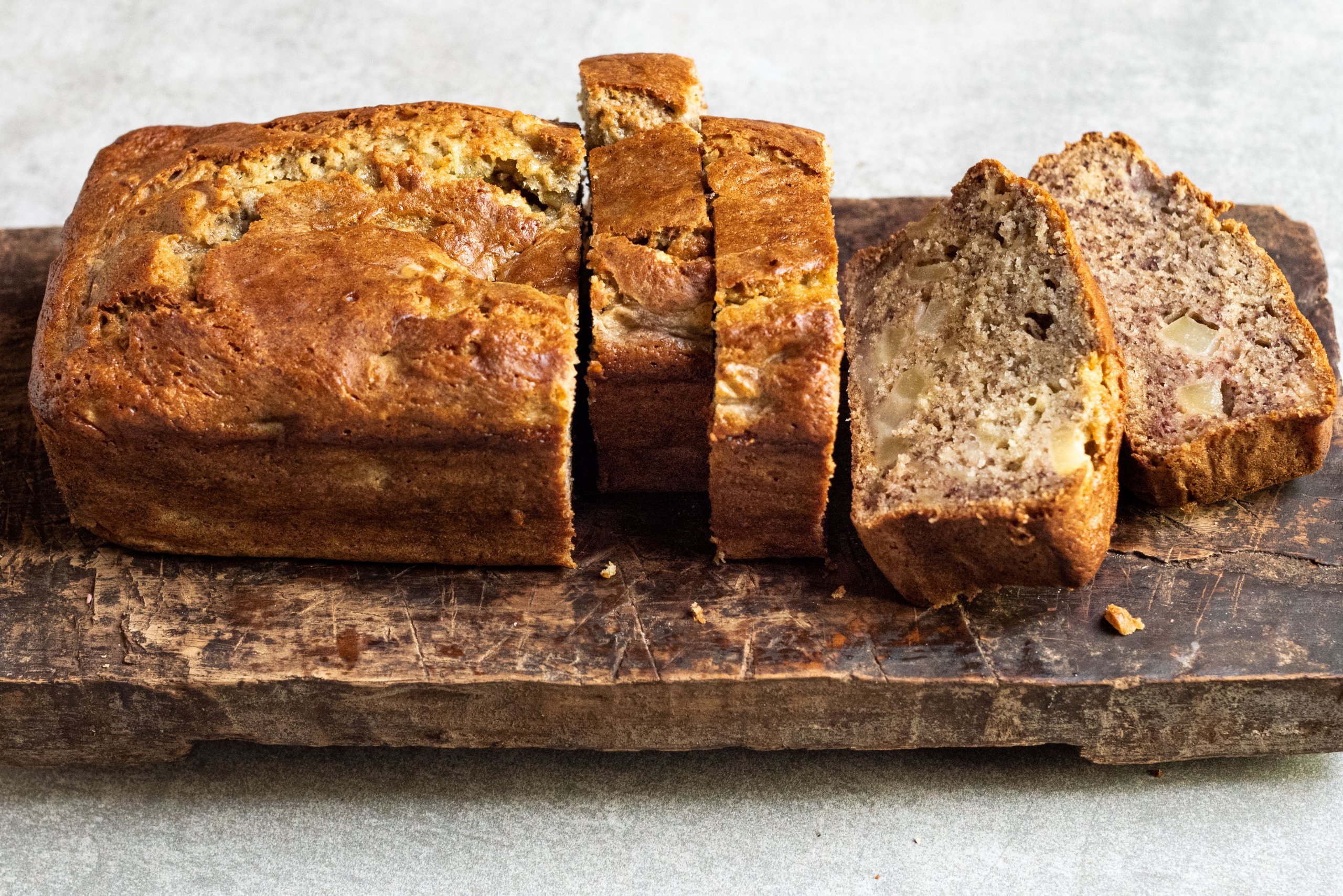 Bananenbrood met peer