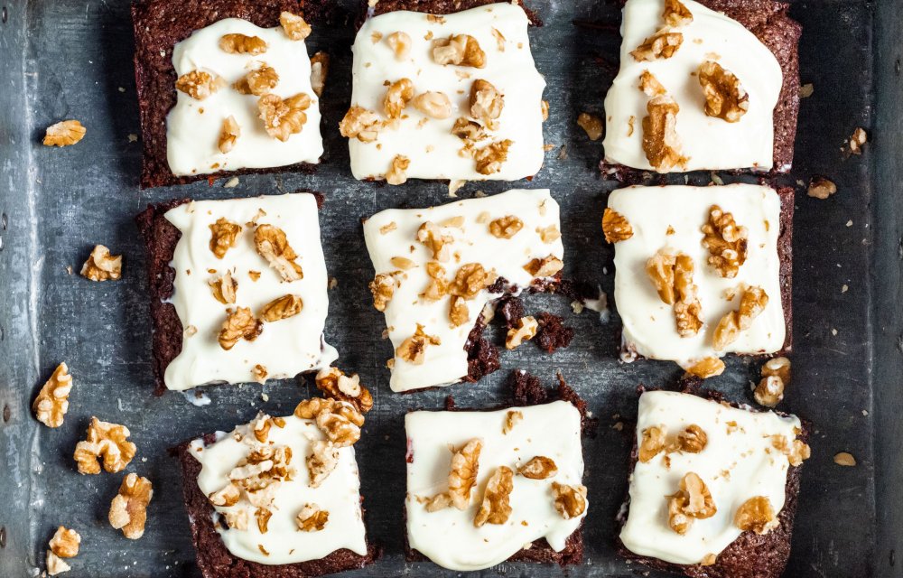 Carrot cake brownies