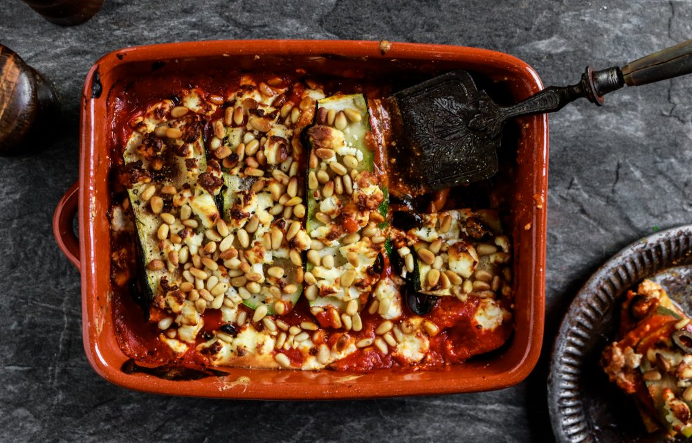Courgettelasagne
