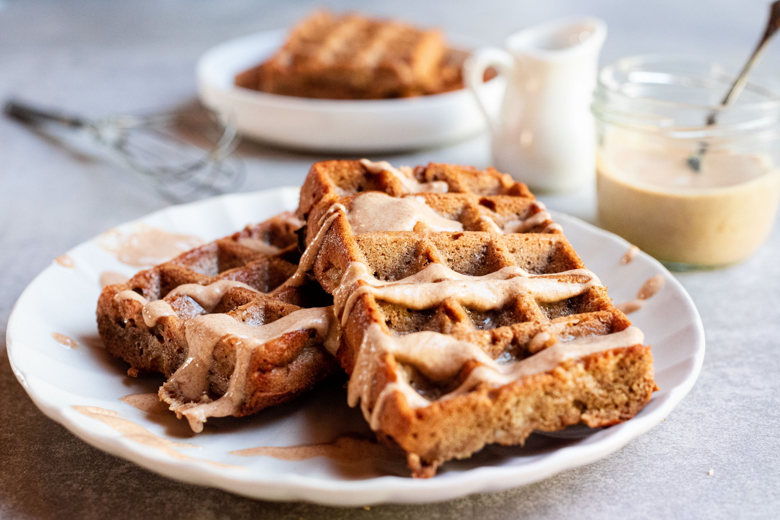 Gezondere appel-kaneelwafels