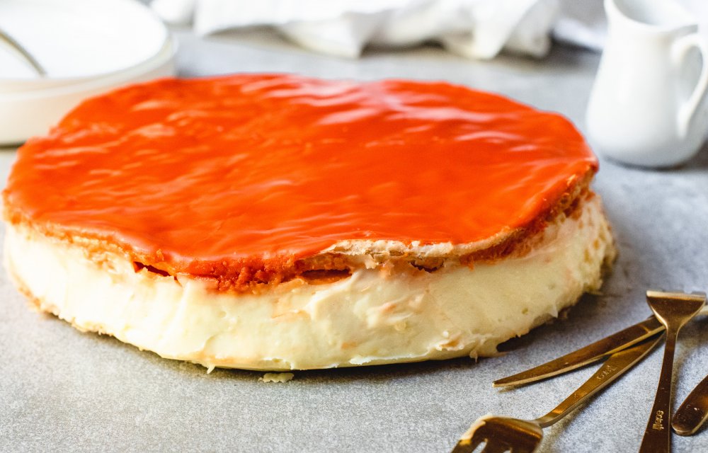 Oranje tompoucetaart