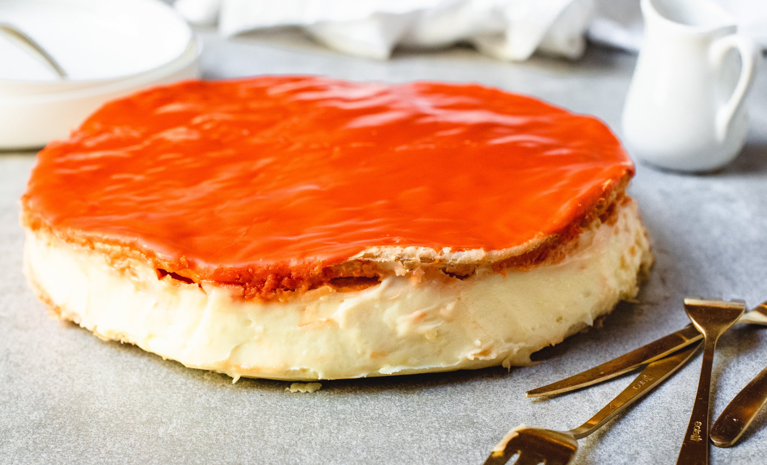 Oranje tompoucetaart