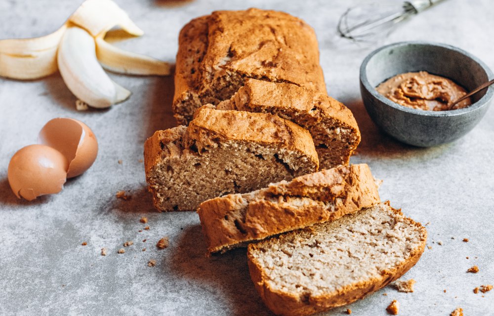 pindakaasbananenbrood