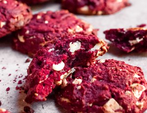 Red velvet cookies