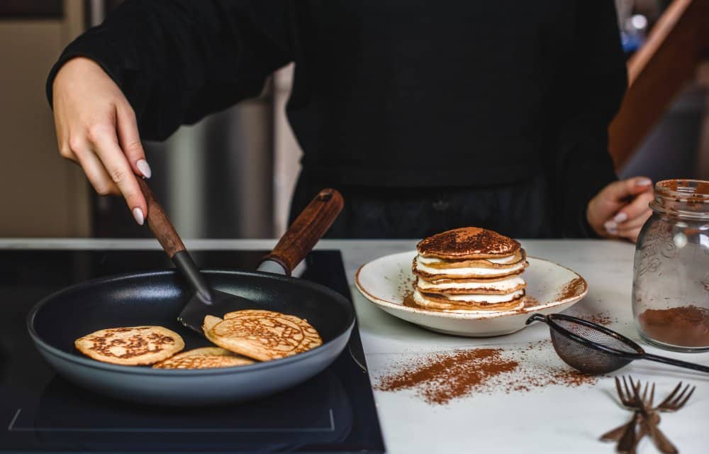 Koolhydraatarme tiramisu pancakes
