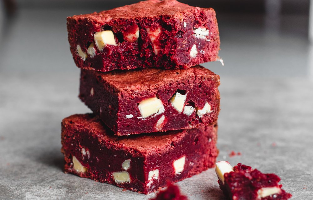 red velvet brownies