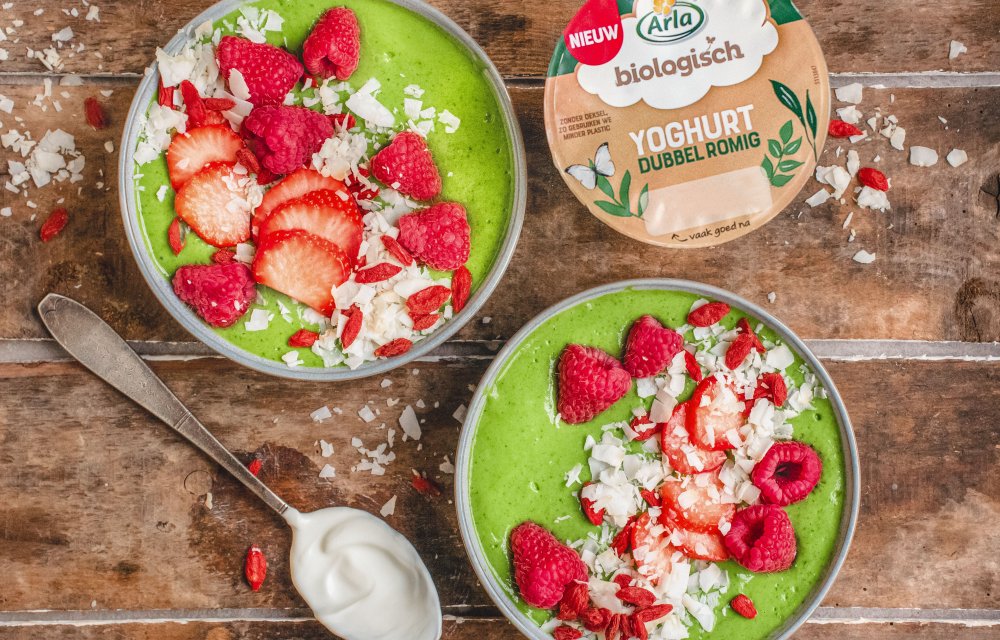 Groene smoothie bowl