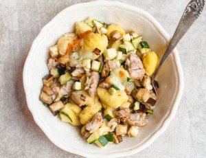 Makkelijke gnocchi-ovenschotel met kip