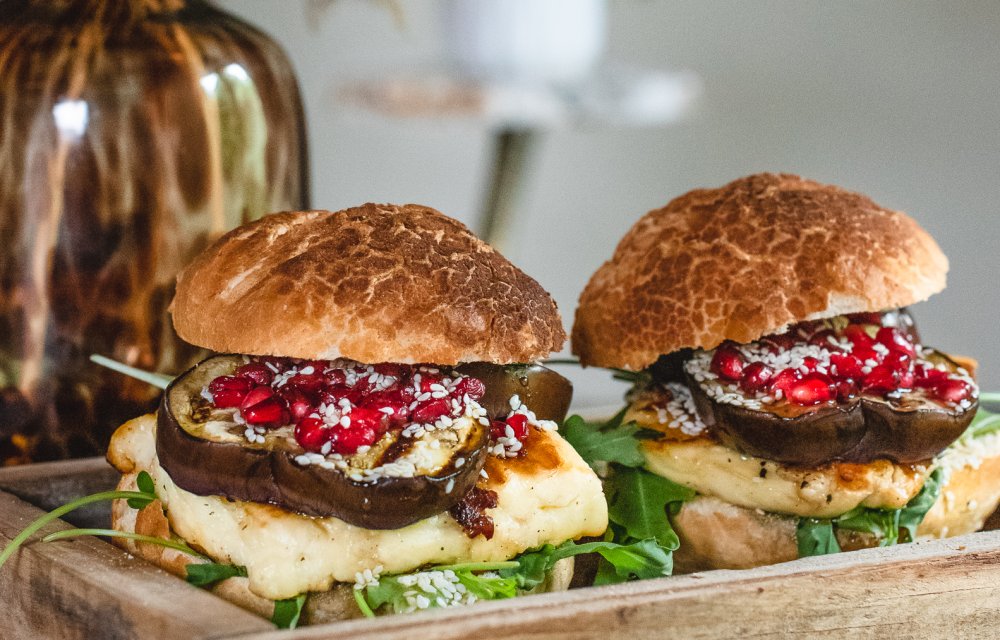 Broodje halloumiburger