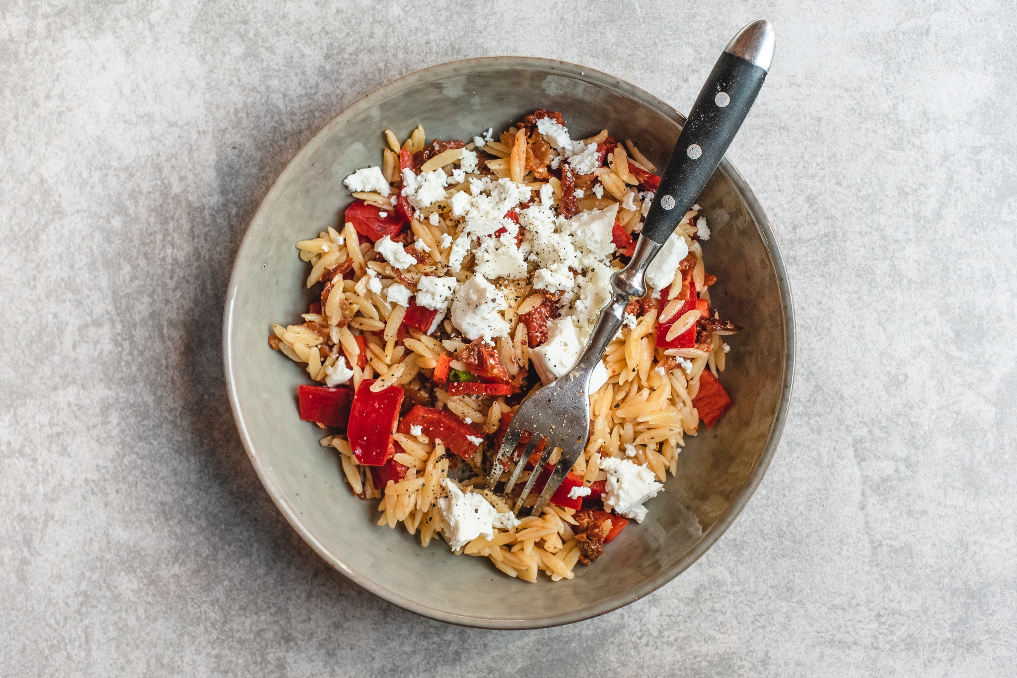 orzosalade met 5 ingrediënten