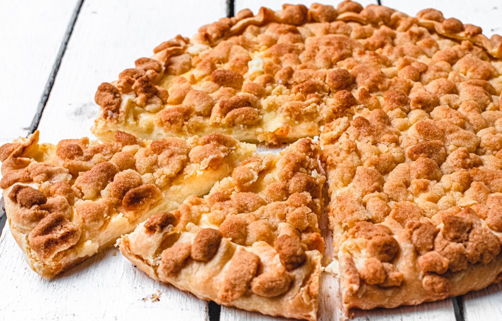 Pudding-kruimelvlaai