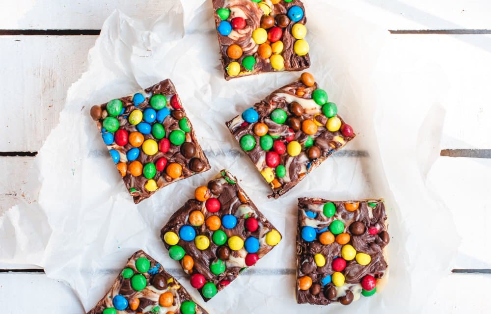 Makkelijke M&M fudge