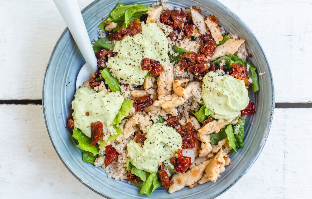 Romige avocadosalade