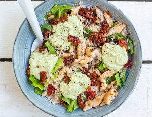 Romige avocadosalade