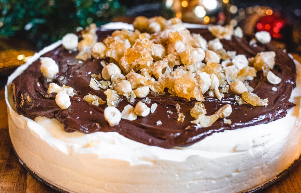 Dame blanche ijstaart