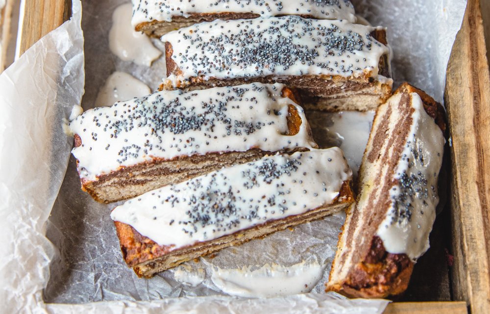 Gezond marmer bananenbrood