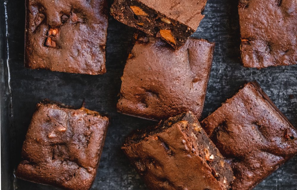 Gezonde pumpkin brownies