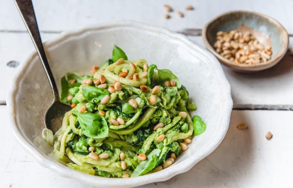 Green goddess courgetti