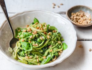 Green goddess courgetti