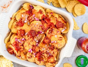 Nacho’s met chorizo