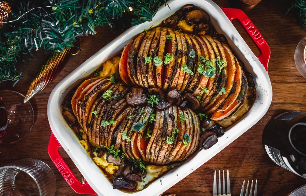 vegetarisch hoofdgerecht Kerst